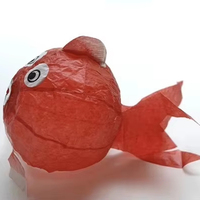 Ballons en papier de style musical japonais Kamifusen de 21 cm, jouets pour enfants, ballons en papier pour la décoration