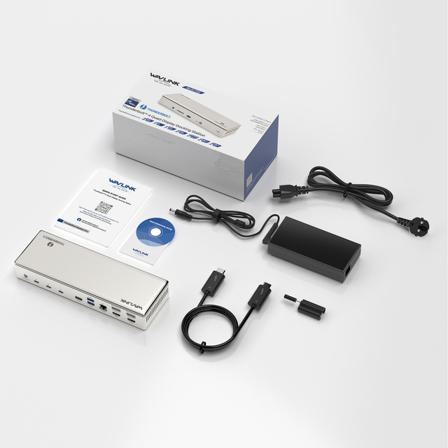 Wavlink Thunderbolt 4 Dual/Triple/Quad 4K@60Hz Display Docking Station USB 3.0 90W/96W/98W Laptop Charging for MacBook Pro/Air