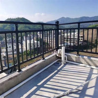Balustrade de sécurité pour balcon, toit, baie vitrée, terrasse, escalier, galvanisée, fixation au sol, production usine Huizhou