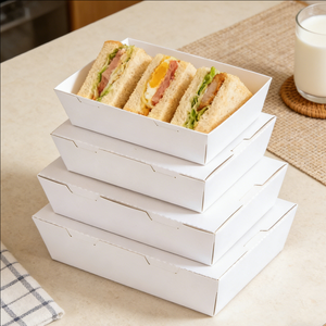 Envase de Comida Desechable de 250 ml para Comida Rápida, Caja de Papel para Llevar, Cartón para Sushi y Sándwiches, Precio de Fábrica, Ecológico - Product Image 5