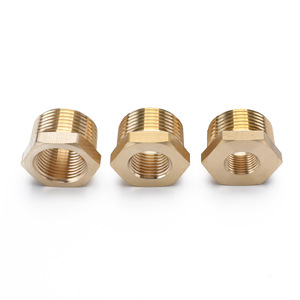 DK NPT Threaded Copper Adapter 1/2 Inch 3/8 Inch 6mm Pipe Fitting For Nylon Tube Connector - Product Image 2