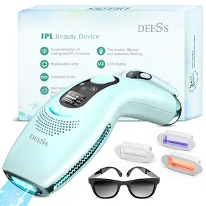 DEESS Portable Ipl Hair Removal Painless Permanent Ice Ipl Laser Hair Removal For Home Ipl Skin Rejuvenation Machine