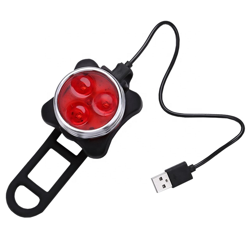 Велосипедные аксессуары, задний фонарь, предупреждение о безопасности велосипеда, USB Перезаряжаемый светодиодный фонарь для велосипеда