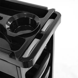 New salon trolley for beauty and hair care Hair styling and coloring <b>tool</b> trolley with hair dryer rack Hair salon trolley PP - Product Image 4