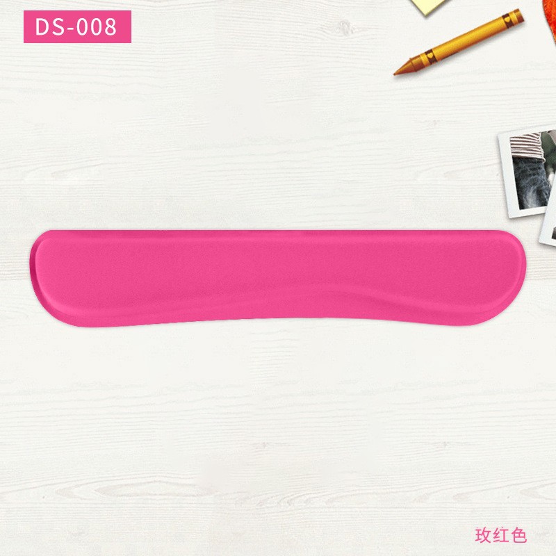 Rose red long wrist pad
