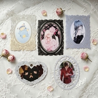 Cartes en papier vintage personnalisées avec dentelle, embellissements pour scrapbooking, décoration de journal