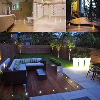 Lumière LED encastrée en aluminium pour extérieur, jardin, terrasse, allée, étanche IP65, RGBW, pour marches, sécurité et décoration