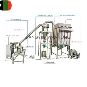 WFJ herb moringa daun bubuk lada putih ultrafine prima penggiling mesin pulverizer