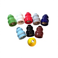 Support de lampe en céramique coloré en forme de gourde E27, douille créative à visser 250V, luminaire moderne minimaliste DIY