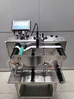 Machine d'étiquetage rotative automatique à rouleaux NASCENCE avec capteur d'étiquettes transparentes pour emballage papier 220V 300W pour liquides émulsionnels