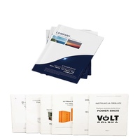 Magazines d'instructions pliables personnalisés de haute qualité pour entreprises, brochures, catalogues, livres brochés, impression de livres bon marché en Chine
