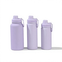 Lot de 2 gourdes isothermes pour enfants de 12 oz, en acier inoxydable 304, avec pailles et couvercles, pour garçons et filles, idéales pour l'école et les sorties scolaires, pour boissons froides