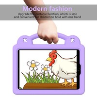 Casing Tablet Gaya Baru untuk iPad Mini 1 2 3 4 5 Penutup Tahan Benturan Kartun Sandaran Lipat Pegangan Busa EVA Ramah Anak Universal