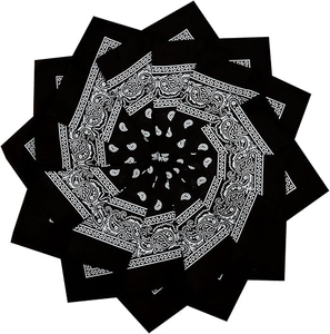 Bandana personnalisée fluo néon à motif cachemire haute visibilité pour la sécurité au travail, équipement d'avertissement pour la construction et la circulation routière - Product Image 2