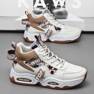 2026 New Spring Men's Clunky Sneakers Sports Casual Trendy Breathable <b>Hot</b>-selling Height-increasing Thick-soled Shoes - Product Image 3
