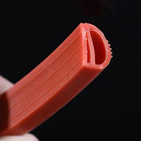 Joint d'étanchéité en caoutchouc silicone en forme de E, résistant aux hautes températures, pour porte de four industriel, vente en gros d'usine, personnalisable