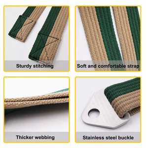 El mejor vendedor personalizado de alta calidad de neopreno para entrenamiento en el gimnasio figura 8 correas de levantamiento de pesas precio bajo con logotipo personalizado servicio OEM - Product Image 3