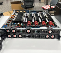 1U 4 Kanallı 3000W D Sınıfı Profesyonel Dijital Güç Amplifikatörü, DSP Üstün Ses Kalitesiyle, Line Array Sistemleri için Uygundur