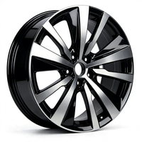Jantes en alliage forgé sur mesure 19 pouces 5 trous multi-branches noir brillant pour Nissan Altima 2019-2023 JDM Aftermarket
