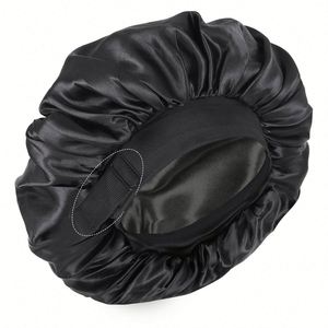 Gorro de Dormir de Seda Real para Hombre y Mujer, para Cabello Rizado, Doble Capa, Ajustable, Antideslizante, Regalo Promocional - Product Image 4