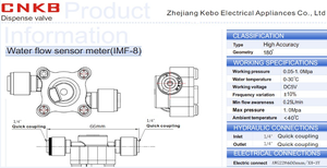 <span class=keywords><strong>Cnkb</strong></span> IFM-8 1/4 Snelle Verbinding Dc 5V Waaier <span class=keywords><strong>Flow</strong></span> <span class=keywords><strong>Meter</strong></span> Schakelaar Voor Drinktoestellen Water Dispenser - Product Image 2