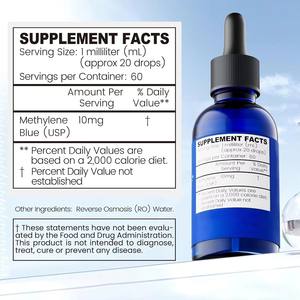 Gouttes de méthylblu pour la santé cérébrale, complément alimentaire pour humains, 10 ml, marque privée OEM, prix usine, My-Blue Supplement - Product Image 5