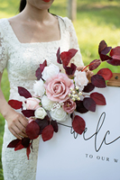 YB68 meilleur vendeur fleurs d'arche de mariage artificielles pour la décoration de toile de fond de cérémonie et de réception idéale pour l'obtention du diplôme