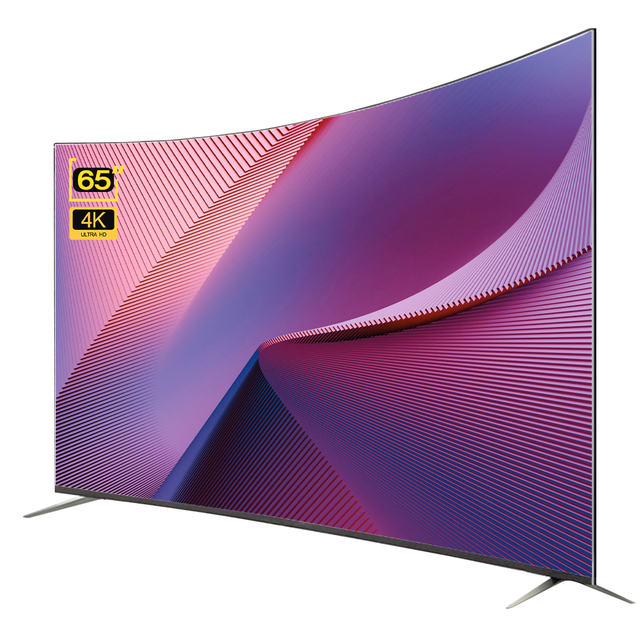 Eexplosion-proof TV 65 75 85 Inch 4K Curved LCD TV Television Android WebOS Google Smart TV
