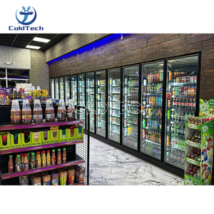 Tipo de pantalla Sala de refrigeración de puerta de vidrio de almacenamiento en frío para supermercados - Product Image 2