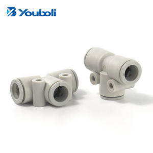 YOUBOLI SMC tipo KQ2T serie a tre vie rapido giunto riduttore di buona qualità prezzo competitivo uguale diametro del cilindro raccordi per tubi - Product Image 2