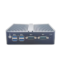 Mini PC Intel Celeron J1900 Sin Ventilador, Computadora Integrada con 2 Puertos RJ45, RS232, RS485, Memoria DDR3, Doble Arranque SSD/HDD de Domify IS02