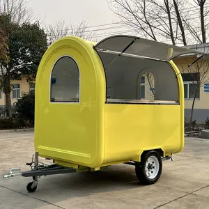 2023 American Popular Street Outdoor Fast Food Carts Food Trailer For Street Fast Food