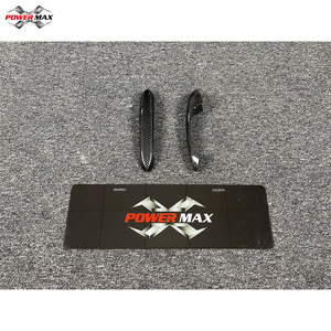 Poignée de porte extérieure en fibre de carbone sèche véritable pour Toyota Supra MKV A90 2019-2022 Garniture de bouton de voiture - Product Image 3