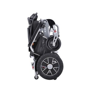 Scooter eléctrico de movilidad con ruedas de 12 pulgadas, plegable, ligero, de cuatro ruedas para personas mayores, con freno de disco y llanta de aleación de aluminio. - Product Image 1