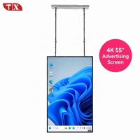 55 Zoll Kommerzieller Hochhelligkeits-Schaufenster-Bildschirm für Einzelhandelsgeschäfte Digitaler Werbemonitor 3000nits LCD AG Blendschutz