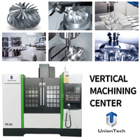 Fabricant certifié CE Fourniture directe Syntec Contrôleur CNC 5 axes 850 Fraiseuse CNC verticale Métal automatique de la Chine