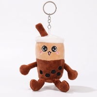 Fabricant Grossiste Usine Personnalisée Jouets en Peluche Doux Thé au Lait Porte-clés en Peluche Jouet en Peluche OEM ODM Vente en Gros Faible MOQ
