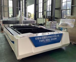 Máquina láser de fibra Anhui <span class=keywords><strong>Yawei</strong></span> 3015 con máquina de corte láser de acero y acero de 3000W con certificado CE - Product Image 2