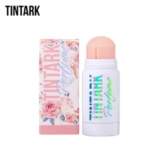 TINTARK น้ำหอมออร์แกนิคแบบพกพา,น้ำหอมติดทนนานกลิ่นกุหลาบเนื้อแข็งสำหรับสตรีวันวาเลนไทน์