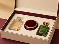 Boîte à parfum en carton rigide avec logo personnalisé, fabrication directe d'usine, design de couvercle et de base, emballage cadeau haut de gamme pour flacons de parfum