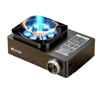 Kompor Gas Portabel 2026 Baru 8800W Tiga Tungku 8 Pembakar untuk Kemah dan Membuat Teh di Luar Ruangan