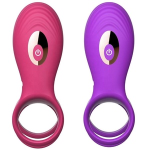 Recargable 10 velocidades vibrador hombres duradera anillo <span class=keywords><strong>para</strong></span> pene vibrador impermeable par vibrador <span class=keywords><strong>para</strong></span> hombre mujer - Product Image 6