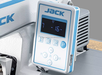 Machine à coudre à boutons Jack JK-T1377GK à entraînement direct, plate et verticale, avec coupe-fil automatique et couture de boutons