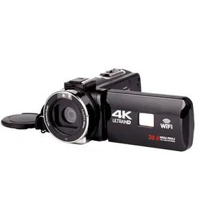 4K Camcorder 48MP Ultra HD Vlog Video Camera YouTube IR Night Shot Digital Cameras with 8GB 16GB 32GB SD Card