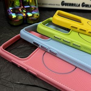 Dissipation de chaleur adaptée à Xiaomi 15pro, coque de téléphone portable magnétique en maille <span class=keywords><strong>creuse</strong></span>, 14pro ultra-mince, tout compris, anti-chute, PC - Product Image 5