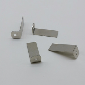 Silver Single Hole 7 Shaped Corner <b>Protector</b> Stainless Steel For <b>Tables</b> Chairs Photo Frames Durable Connector Bracket - Product Image 2