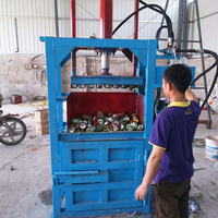 Presse à balles industrielle, presse à papier, compacteur hydraulique manuel vertical de papier de rebut