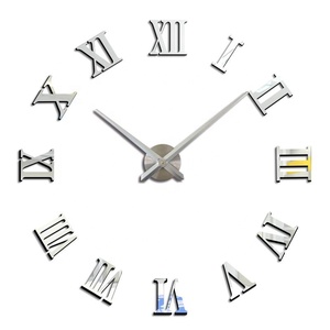 Vendita calda a buon mercato 3D fai <span class=keywords><strong>da</strong></span> te EVA adesivo acrilico specchio senza cornice grandi <span class=keywords><strong>orologi</strong></span> <span class=keywords><strong>da</strong></span> <span class=keywords><strong>parete</strong></span> moderni decorazioni per la casa - Product Image 2