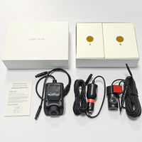 Mini caméra de tableau de bord WIFI 2K sans écran, double caméra avant/arrière, GPS, WDR, HDR, enregistreur vidéo de voiture, 1 an, 512 Go