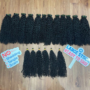 Coiffures tendance : Cheveux humains 100% vietnamiens, style Steam Pixie Curl, sans perte ni nœuds - Product Image 1